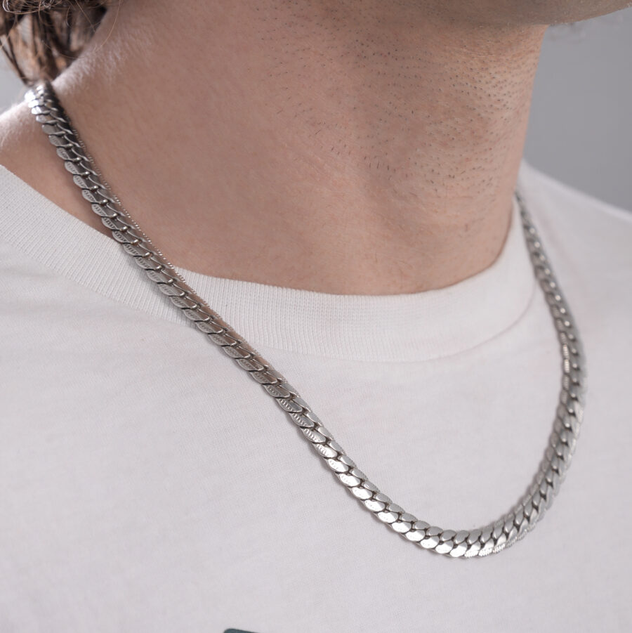 snake necklace chain necklace chain stainless steel waterproof silver gold ayezi jewellery unisex minimal