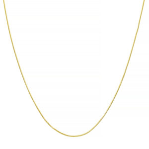 sterling silver rounded necklace gold plated
